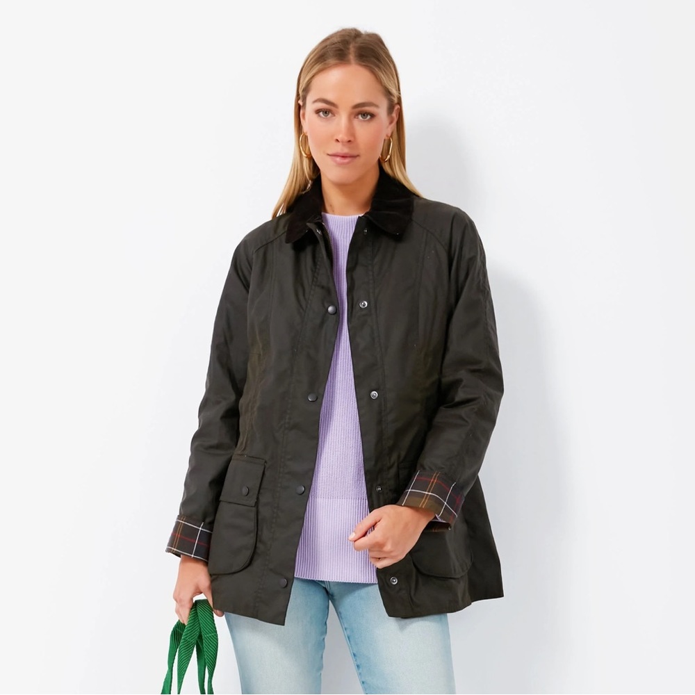 Barbour - Classic Beadnell Wax Jacket - Olive - Picture 4 of 9